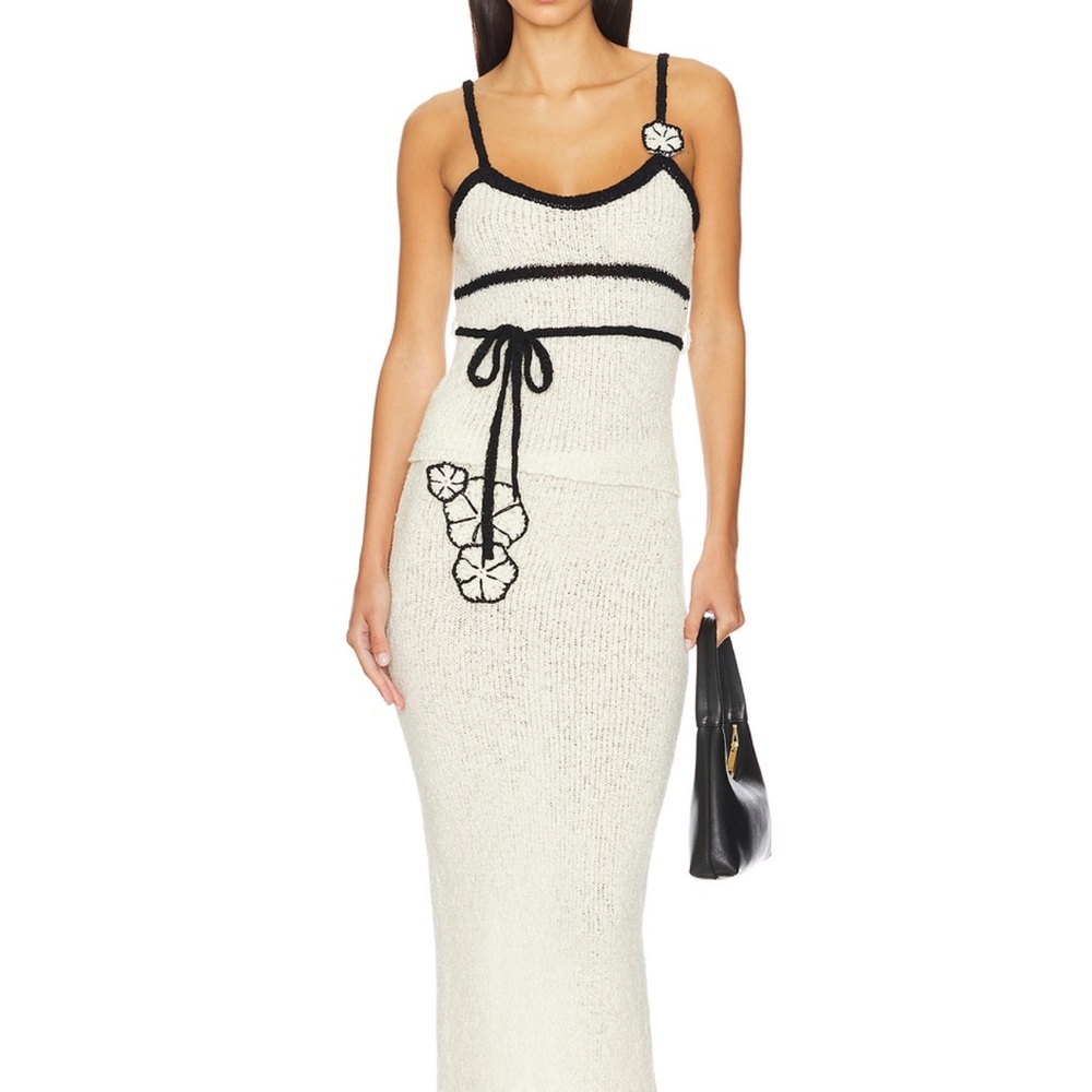 ASTA RESORT Camilla Camisole in Merino Alpaca - Ivory